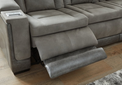 Next-Gen DuraPella Power Reclining Loveseat with Console - Furniture 4 Less (Jacksonville, NC)