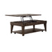 Arrowcreek Lift Top Cocktail Table in Weathered Stone - Furniture 4 Less (Jacksonville, NC)
