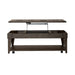 Liberty Furniture Arrowcreek Lift Top Cocktail Table in Weathered Stone image