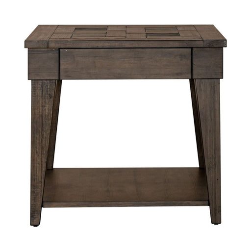 Liberty Furniture Arrowcreek End Table in Weathered Stone image
