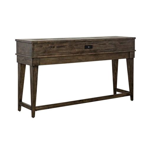 Arrowcreek Console Bar Table in Weathered Stone - Furniture 4 Less (Jacksonville, NC)