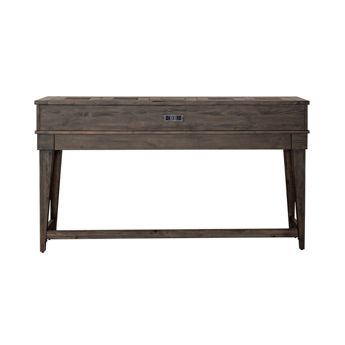 Arrowcreek Console Bar Table in Weathered Stone - Furniture 4 Less (Jacksonville, NC)