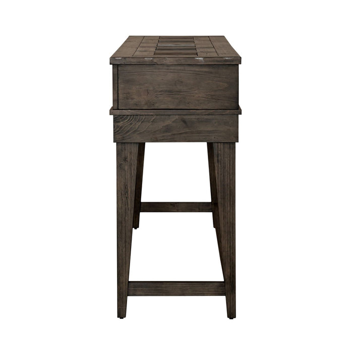 Arrowcreek Console Bar Table in Weathered Stone - Furniture 4 Less (Jacksonville, NC)