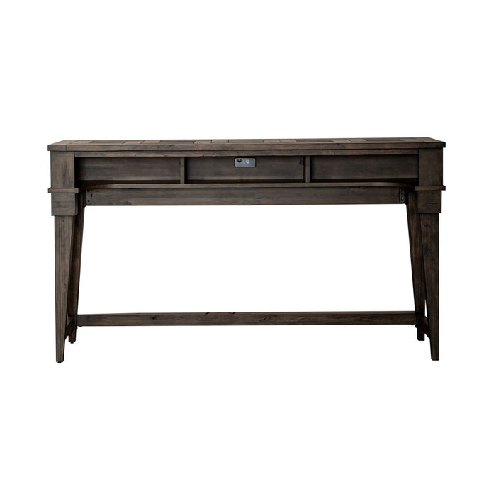 Arrowcreek Console Bar Table in Weathered Stone - Furniture 4 Less (Jacksonville, NC)