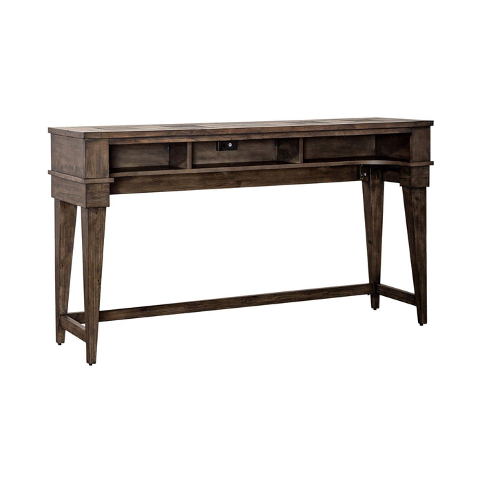 Arrowcreek Console Bar Table in Weathered Stone - Furniture 4 Less (Jacksonville, NC)