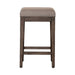 Arrowcreek Upholstered Console Stool in Weathered Stone - Furniture 4 Less (Jacksonville, NC)