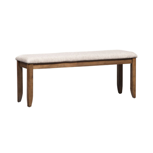 Santa Rosa II Upholstered Bench in Antique Honey - Furniture 4 Less (Jacksonville, NC)