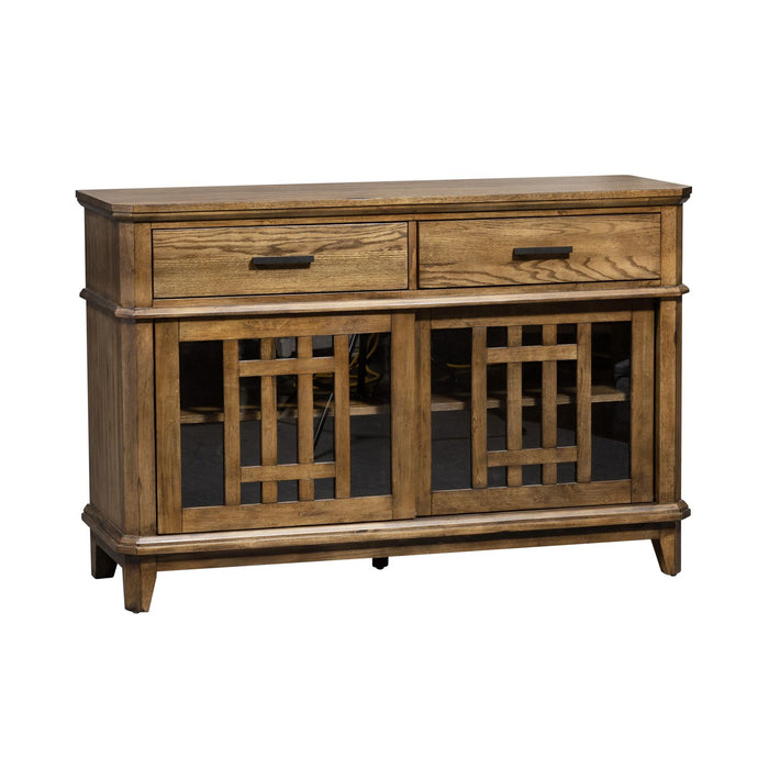 Santa Rosa II Server in Antique Honey - Furniture 4 Less (Jacksonville, NC)