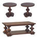 Sedona 3 Piece Set (1-Cocktail 2-End Tables) - Furniture 4 Less (Jacksonville, NC)