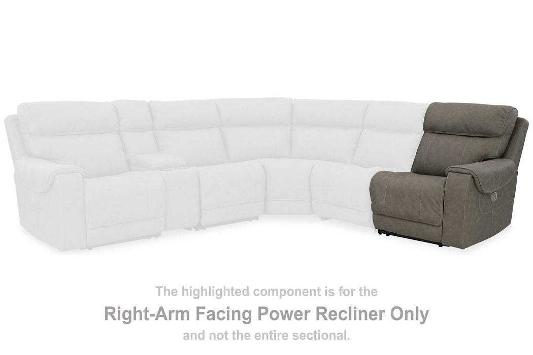 Starbot Power Reclining Sectional - Furniture 4 Less (Jacksonville, NC)