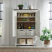 River Place Bar Cabinet in Riverstone White & Tobacco EST SHIP TIME APPX 4 WEEKS - Furniture 4 Less (Jacksonville, NC)