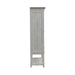 River Place Bar Cabinet in Riverstone White & Tobacco EST SHIP TIME APPX 4 WEEKS - Furniture 4 Less (Jacksonville, NC)