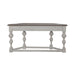 Liberty Furniture River Place Accent Console Table in Riverstone White & Tobacco EST SHIP TIME APPX 4 WEEKS - Furniture 4 Less (Jacksonville, NC)