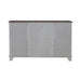River Place 9 Drawer Dresser in Riverstone White and Tobacco - Furniture 4 Less (Jacksonville, NC)