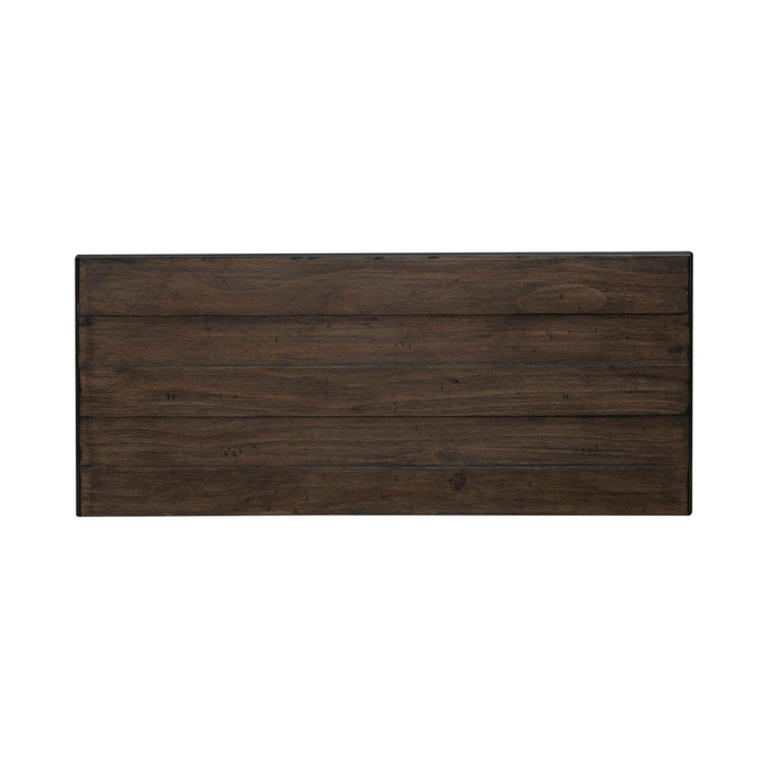 River Place 6 Drawer Chest in Riverstone White and Tobacco - Furniture 4 Less (Jacksonville, NC)