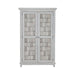 River Place Armoire in Riverstone White and Tobacco - Furniture 4 Less (Jacksonville, NC)