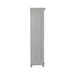 River Place Armoire in Riverstone White and Tobacco - Furniture 4 Less (Jacksonville, NC)