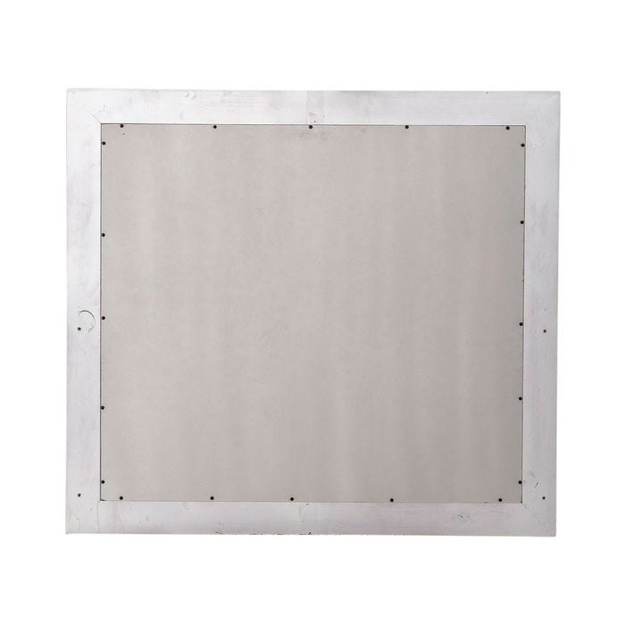 River Place Mirror in Riverstone White and Tobacco - Furniture 4 Less (Jacksonville, NC)