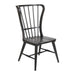 River Place Windsor Back Side Chair - Black (RTA) - Furniture 4 Less (Jacksonville, NC)