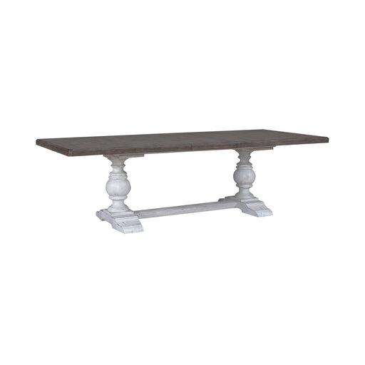 River Place Trestle Table Set - Furniture 4 Less (Jacksonville, NC)
