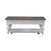 Liberty Furniture River Place Cocktail Table in Riverstone White & Tobacco - Furniture 4 Less (Jacksonville, NC)