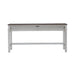 Liberty Furniture River Place Console Bar Table in Riverstone White & Tobacco - Furniture 4 Less (Jacksonville, NC)