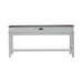 Liberty Furniture River Place Console Bar Table in Riverstone White & Tobacco - Furniture 4 Less (Jacksonville, NC)