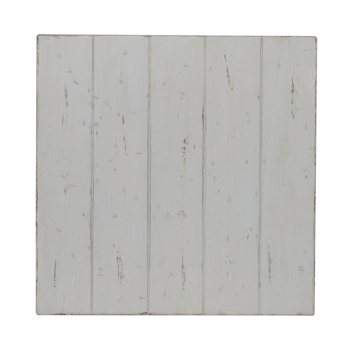 River Place Console Stool in Riverstone White & Tobacco - Furniture 4 Less (Jacksonville, NC)