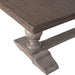 Liberty Furniture River Place Trestle Table in Riverstone Gray & Tobacco - Furniture 4 Less (Jacksonville, NC)