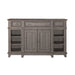 Liberty Furniture River Place Breakfront Server in Riverstone Gray & Tobacco - Furniture 4 Less (Jacksonville, NC)