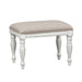 Magnolia Manor Accent Bench in Antique White - Furniture 4 Less (Jacksonville, NC)