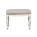 Magnolia Manor Accent Bench in Antique White - Furniture 4 Less (Jacksonville, NC)