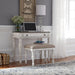 Magnolia Manor Accent Bench in Antique White - Furniture 4 Less (Jacksonville, NC)
