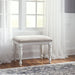 Liberty Magnolia Manor Accent Bench in Antique White - Furniture 4 Less (Jacksonville, NC)