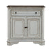 Magnolia Manor Accent Cabinet in Antique White & Weathered Bark EST SHIP TIME APPX 4 WEEKS - Furniture 4 Less (Jacksonville, NC)