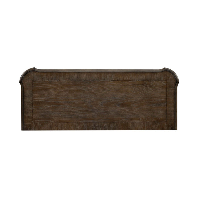 Magnolia Manor Accent Cabinet in Antique White & Weathered Bark EST SHIP TIME APPX 4 WEEKS - Furniture 4 Less (Jacksonville, NC)