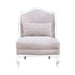 Magnolia Manor Upholstered Accent Chair in Antique White - Furniture 4 Less (Jacksonville, NC)