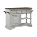 Magnolia Manor Bar Cart in Antique White & Weathered Bark EST SHIP TIME APPX 4 WEEKS - Furniture 4 Less (Jacksonville, NC)