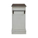 Magnolia Manor Bar Cart in Antique White & Weathered Bark EST SHIP TIME APPX 4 WEEKS - Furniture 4 Less (Jacksonville, NC)