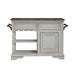 Magnolia Manor Bar Cart in Antique White & Weathered Bark EST SHIP TIME APPX 4 WEEKS - Furniture 4 Less (Jacksonville, NC)