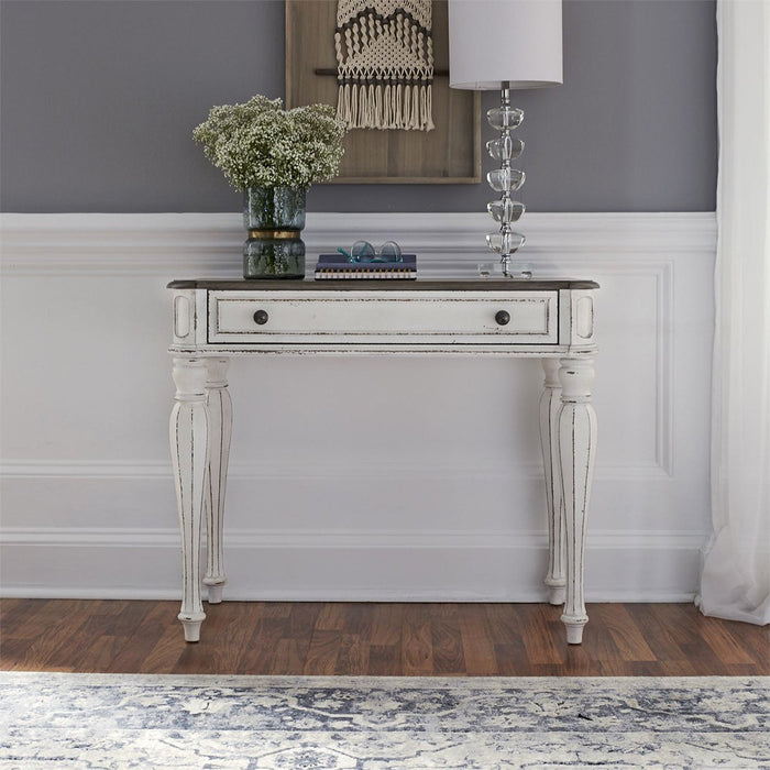 Liberty Magnolia Manor Accent Vanity Desk in Antique White - Furniture 4 Less (Jacksonville, NC)