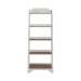 Magnolia Manor Leaning Pier Bookcase in Antique White & Weathered Bark - Furniture 4 Less (Jacksonville, NC)