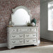 Magnolia Manor King California Upholstered Sleigh Bed, Dresser & Mirror, Chest, Night Stand - Furniture 4 Less (Jacksonville, NC)