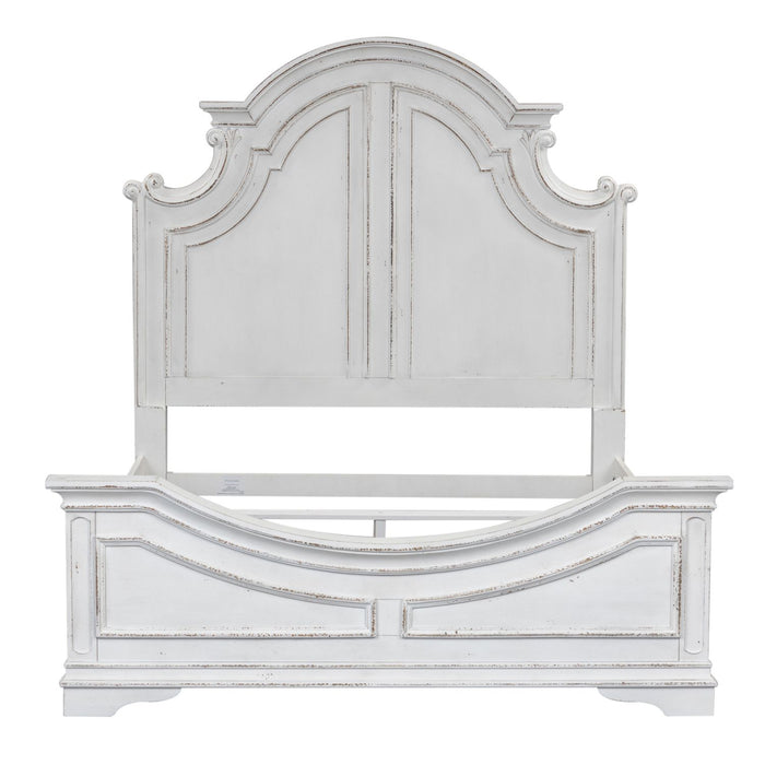 Magnolia Manor King California Panel Bed, Dresser & Mirror - Furniture 4 Less (Jacksonville, NC)