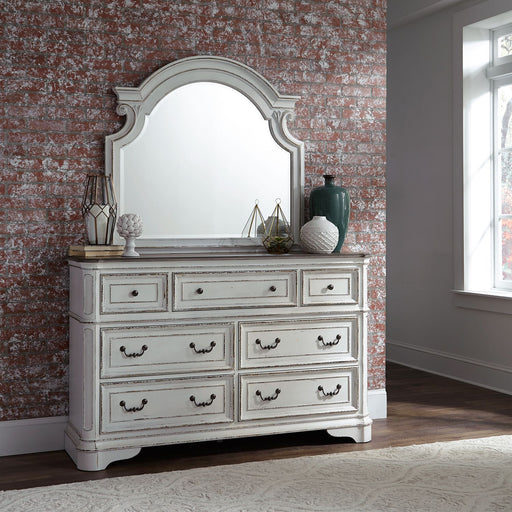 Magnolia Manor King California Panel Bed, Dresser & Mirror, Chest - Furniture 4 Less (Jacksonville, NC)