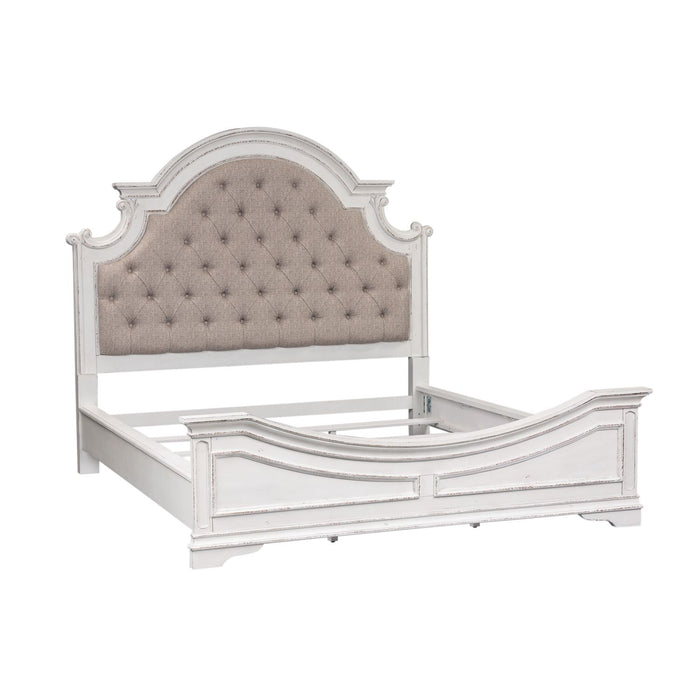 Magnolia Manor King Upholstered Bed - Furniture 4 Less (Jacksonville, NC)