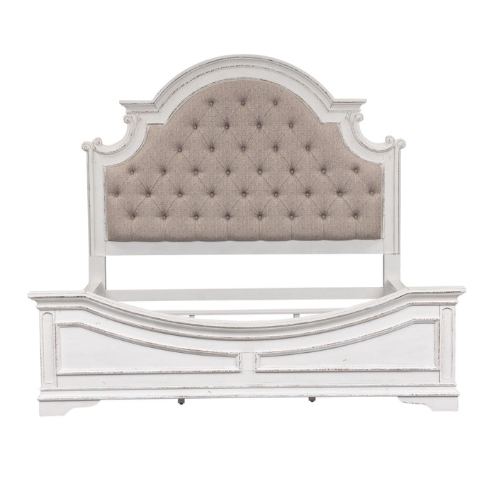 Magnolia Manor King Upholstered Bed - Furniture 4 Less (Jacksonville, NC)