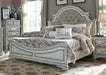 Liberty Magnolia Manor Full Upholstered Bed in Antique White - Furniture 4 Less (Jacksonville, NC)