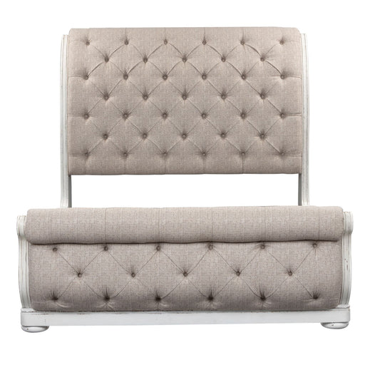 Magnolia Manor Queen Uph Sleigh Bed - Furniture 4 Less (Jacksonville, NC)