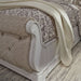 Liberty Magnolia Manor King Upholstered Sleigh Bed in Antique White - Furniture 4 Less (Jacksonville, NC)